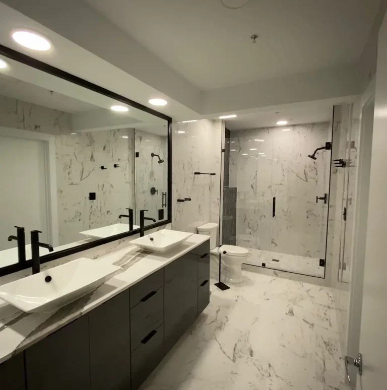 Bathroom remodel by Titan Built Construction