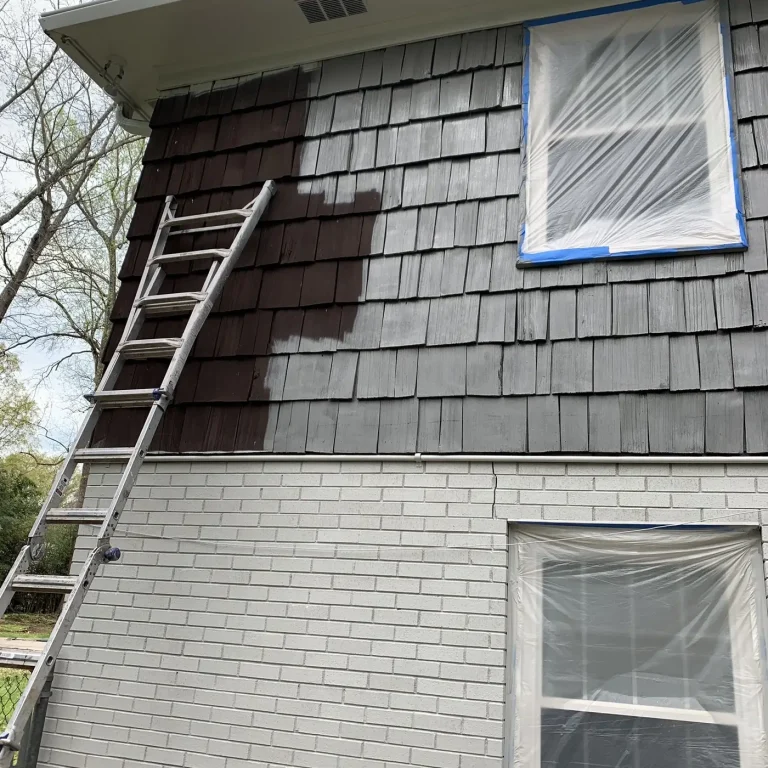 Exterior house painting project, Charlotte NC area