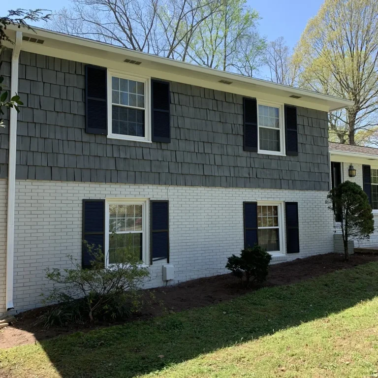Exterior house painting project, Charlotte NC area