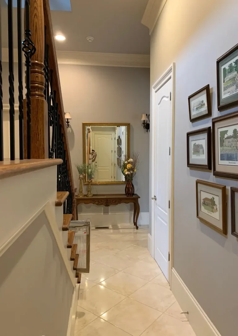 Interior painting project in a Charlotte-area home